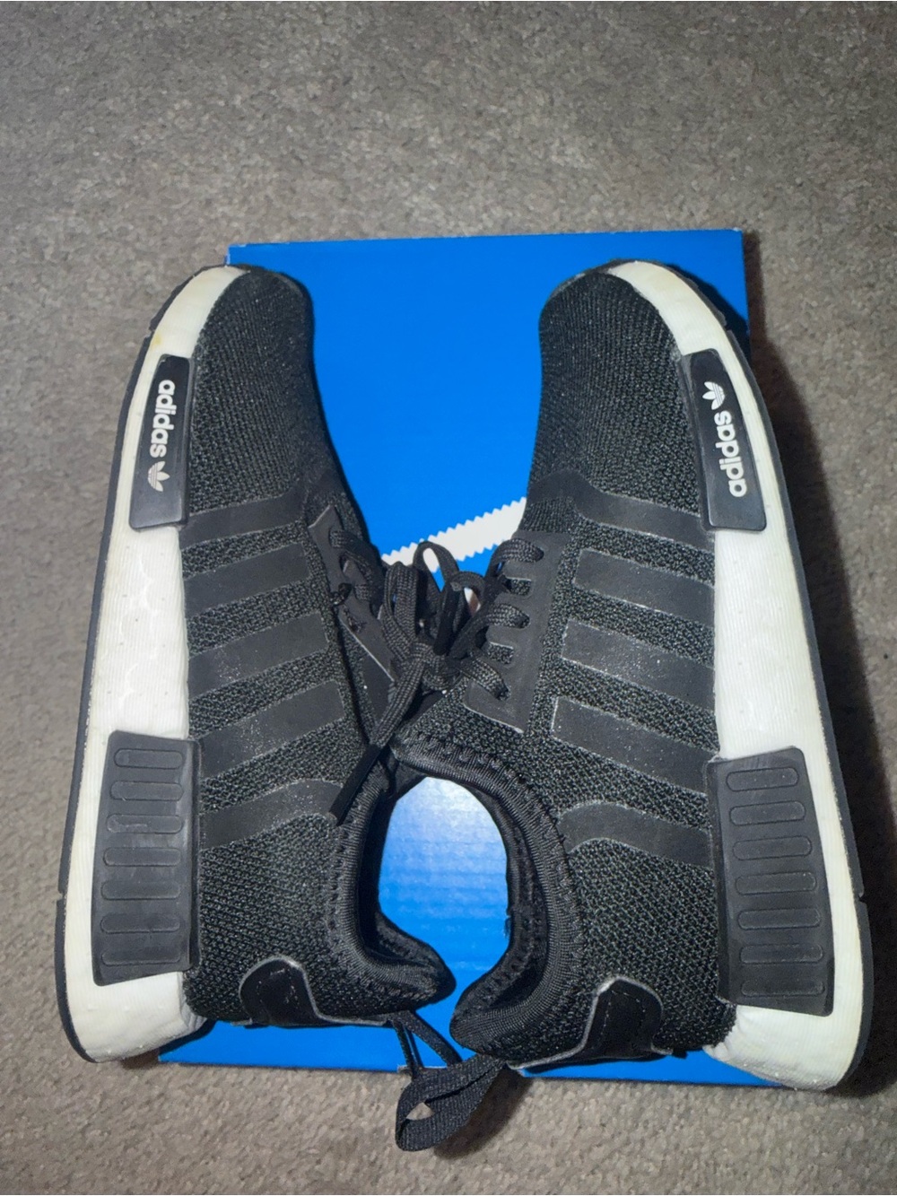 adidas Black Knit Low-Top Sneakers